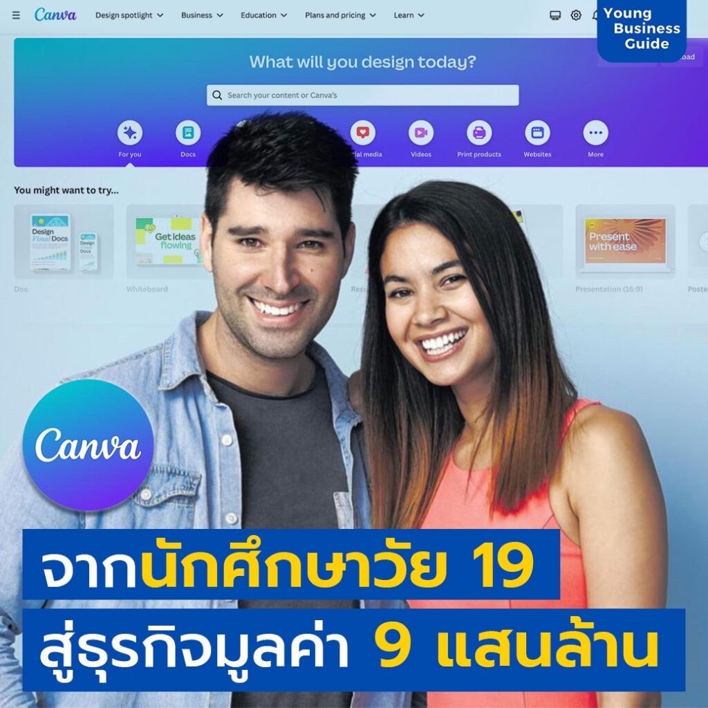 canva ผู้ก่อตั้ง co-founder